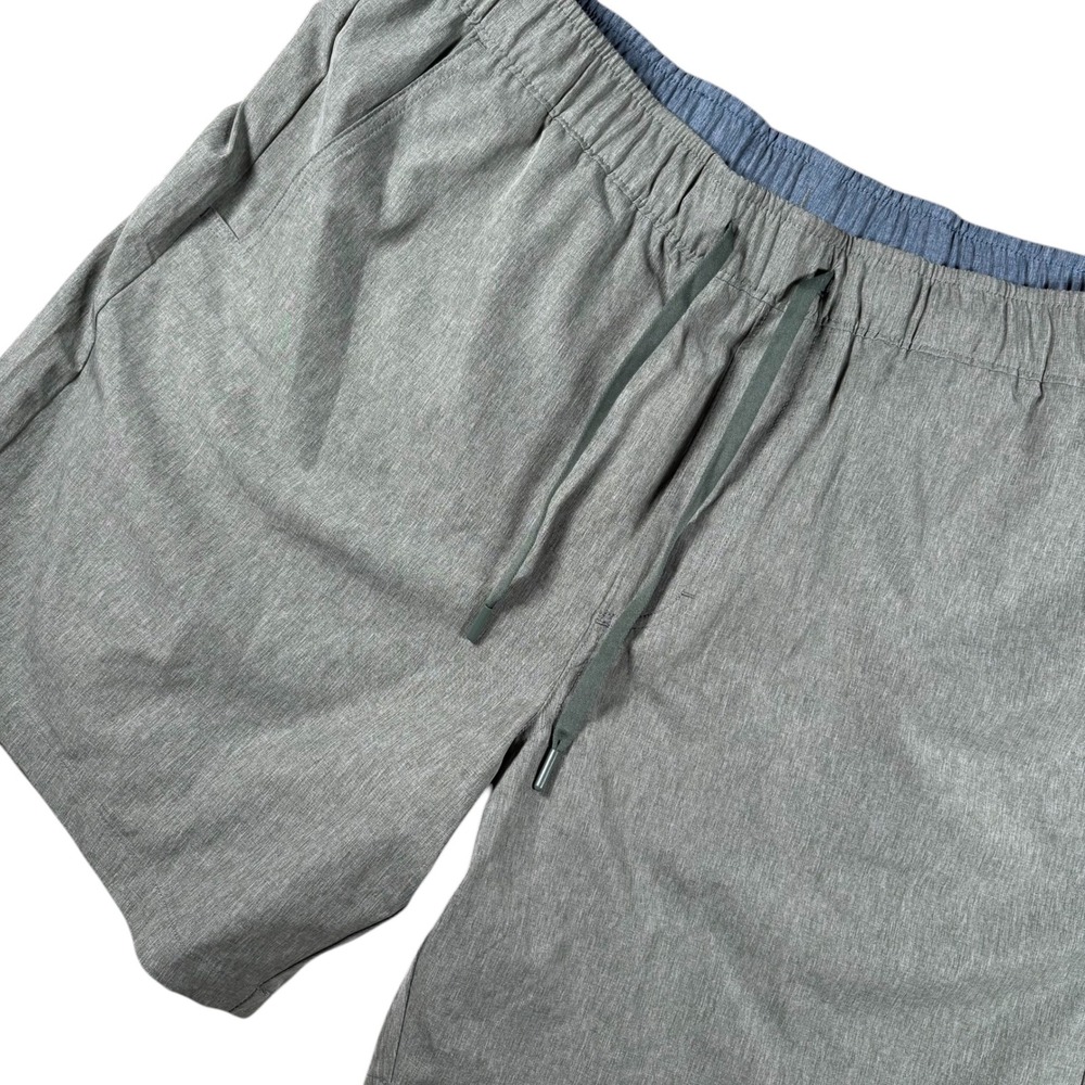 Eddie Bauer Mens XXL Gray Athletic Hiking Shorts GorpCore Lightweight outdoors
